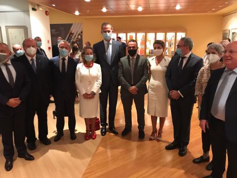 Con Felipe VI