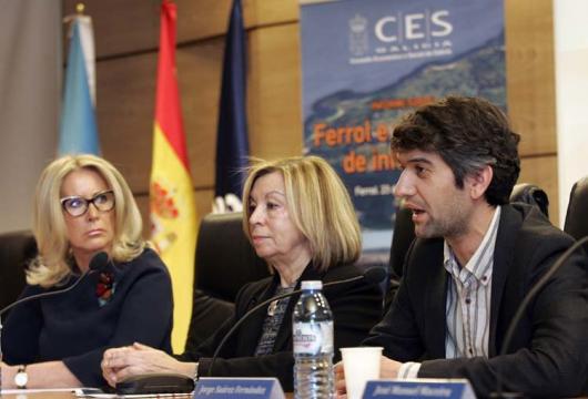 Corina Porro, Araceli Torres e Jorge Suárez
