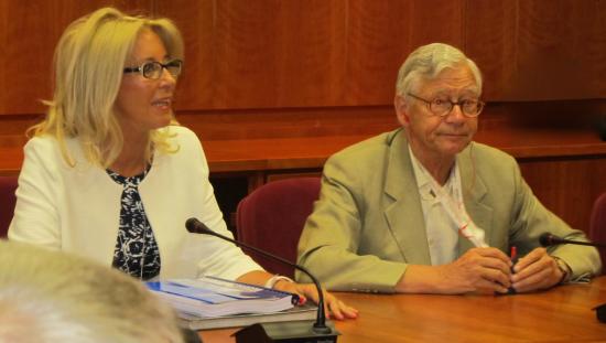 los presidentes, en la visita