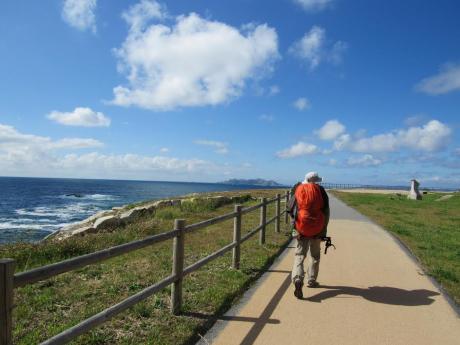 peregrino no camiño portugués